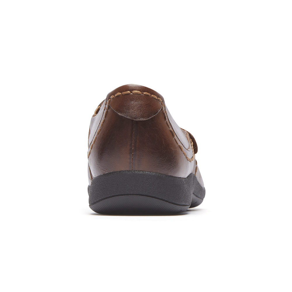 Rockport Flats For Womens Brown - Daisey Monk - UV3514876